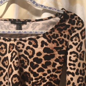 Cheetah crop top
